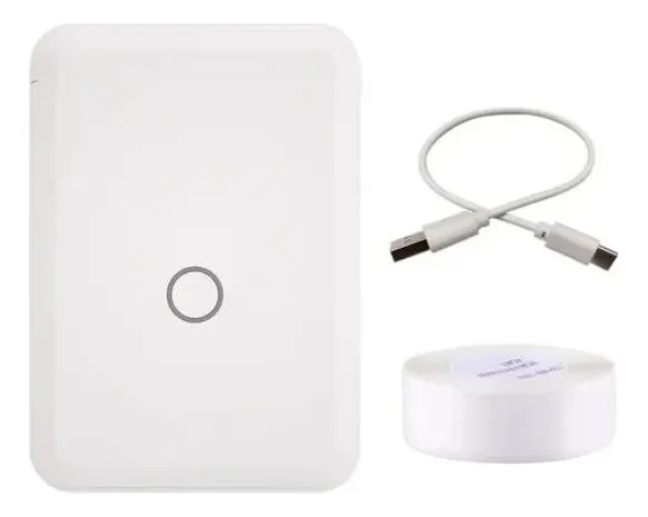 Impressora Etiqueta Niimbot D110 Bluetooth Termica 1 Rolo Cor Branco usb - Imagem 3